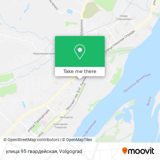 улица 95 гвардейская map