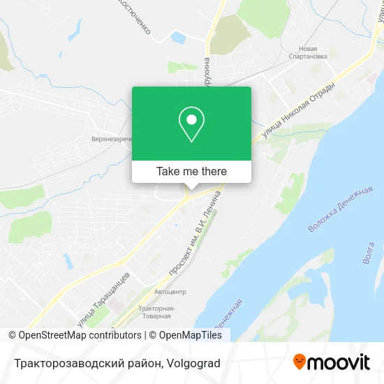 Тракторозаводский район map