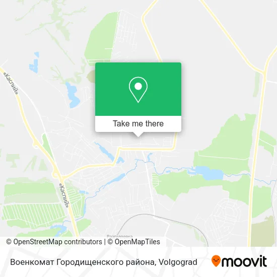Военкомат Городищенского района map