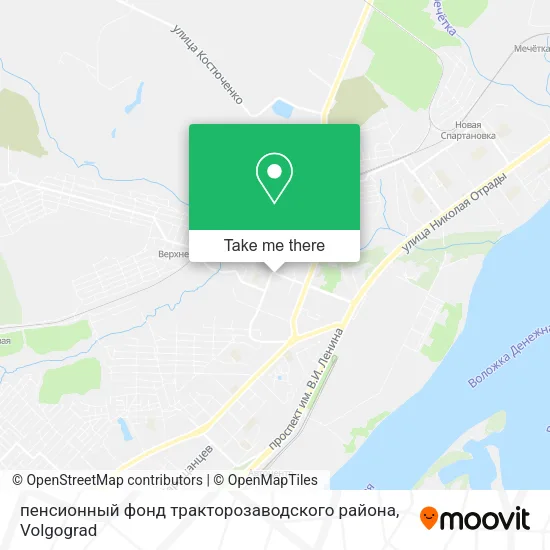 пенсионный фонд тракторозаводского района map