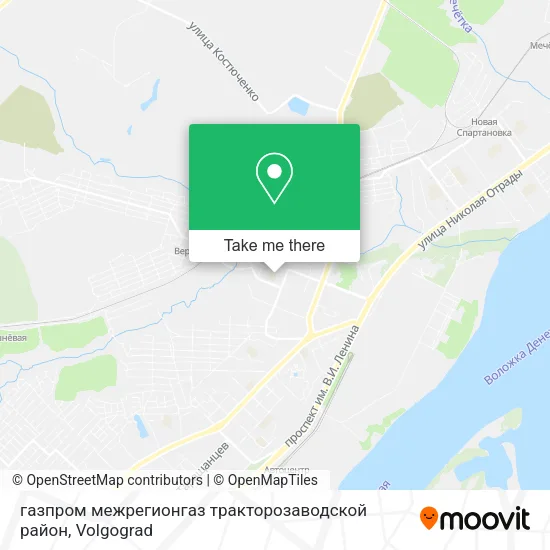газпром межрегионгаз тракторозаводской район map