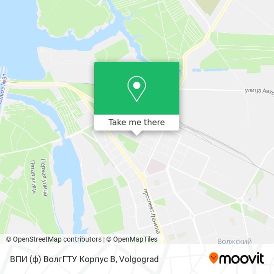 ВПИ (ф) ВолгГТУ Корпус В map