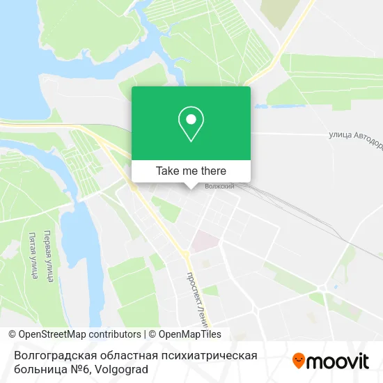 Волгоградская областная психиатрическая больница №6 map