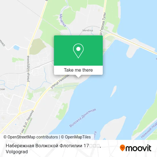 Набережная Волжской Флотилии 17💃👸👑 map