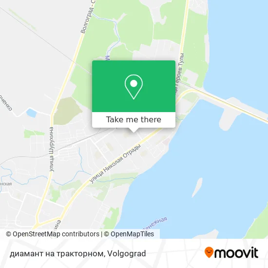 диамант на тракторном map