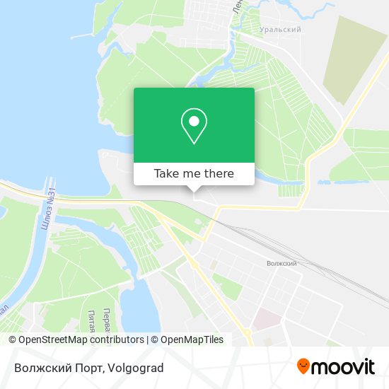 Волжский Порт map