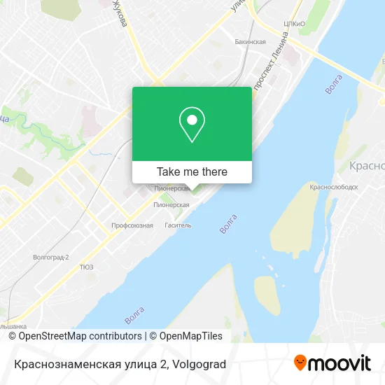 Краснознаменская улица 2 map