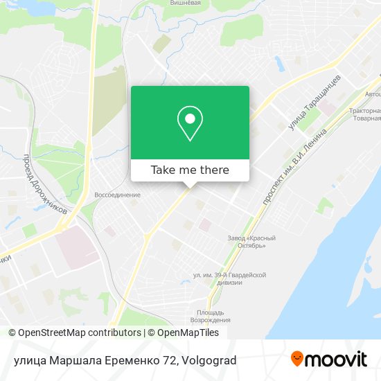 улица Маршала Еременко 72 map