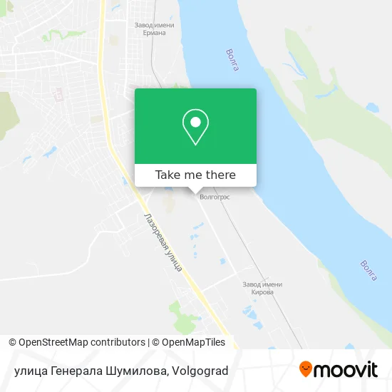 улица Генерала Шумилова map