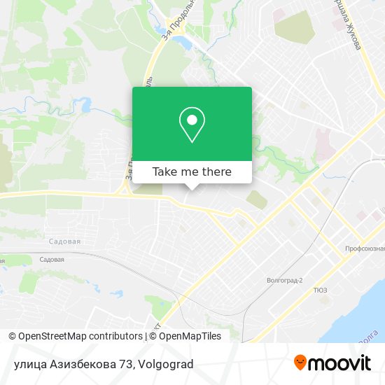 улица Азизбекова 73 map