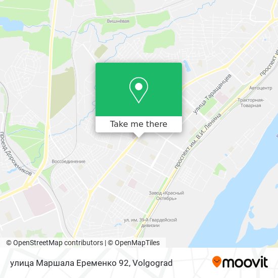 улица Маршала Еременко 92 map