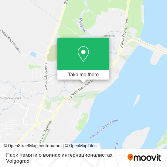 Парк памяти о воинах-интернационалистах map