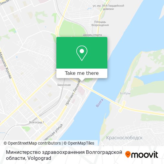 Министерство здравоохранения Волгоградской области map