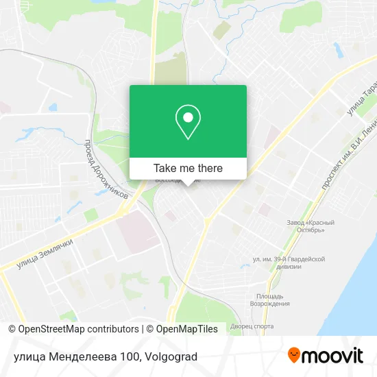 улица Менделеева 100 map
