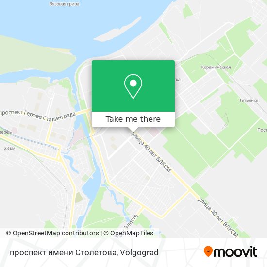 проспект имени Столетова map