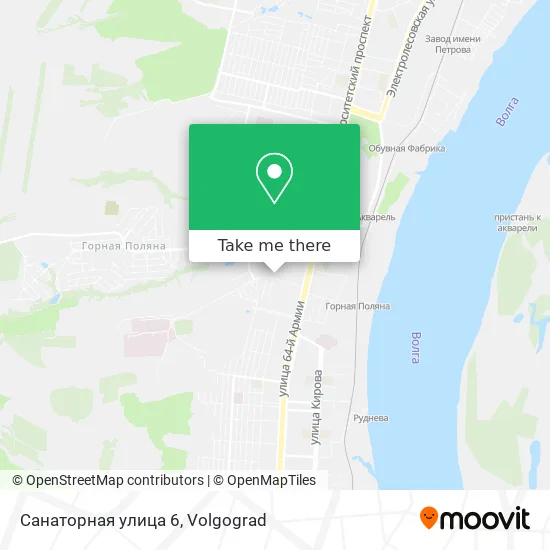 Санаторная улица 6 map