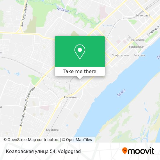 Козловская улица 54 map