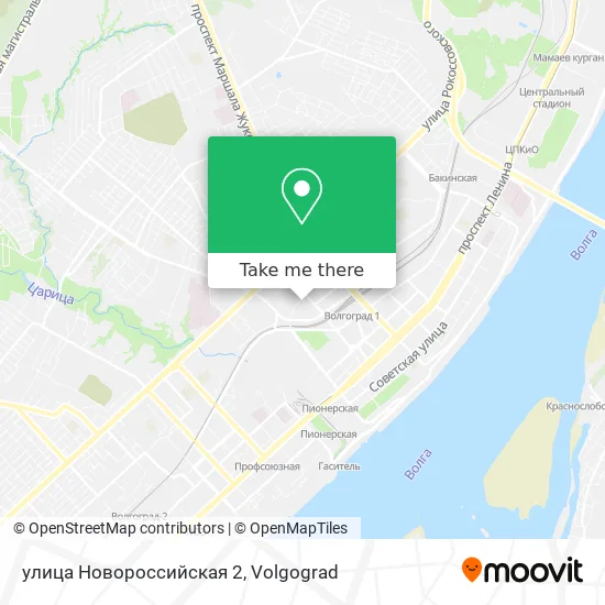 улица Новороссийская 2 map