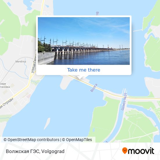 Волжская ГЭС map
