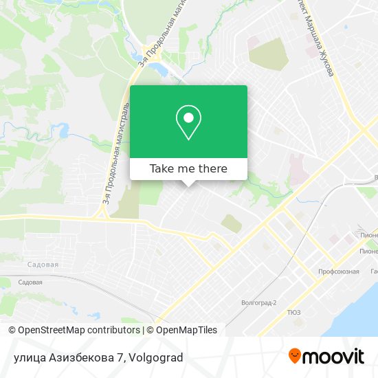 улица Азизбекова 7 map