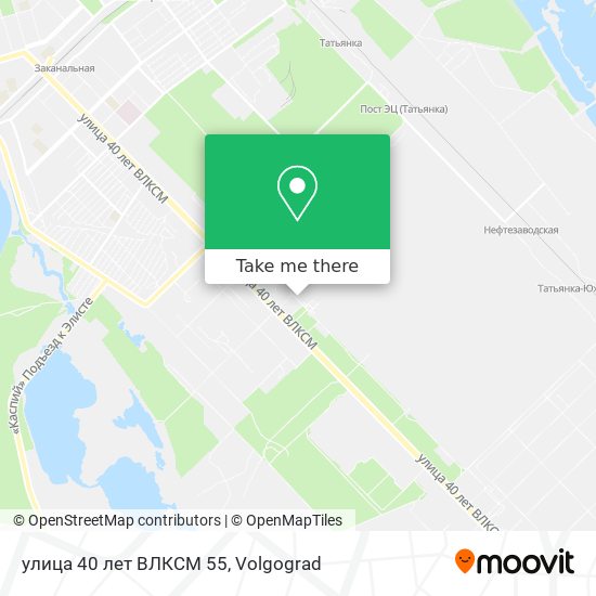 улица 40 лет ВЛКСМ 55 map
