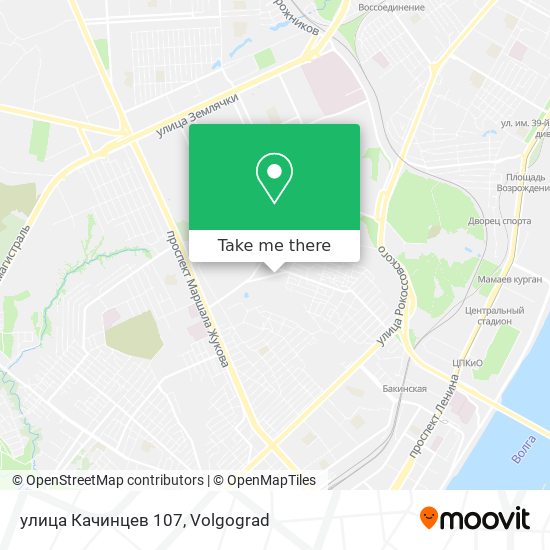 улица Качинцев 107 map