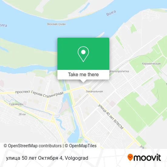 улица 50 лет Октября 4 map