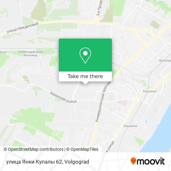 улица Янки Купалы 62 map