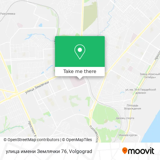 улица имени Землячки 76 map