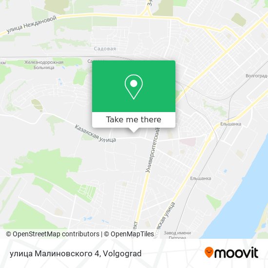 улица Малиновского 4 map