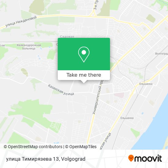 улица Тимирязева 13 map