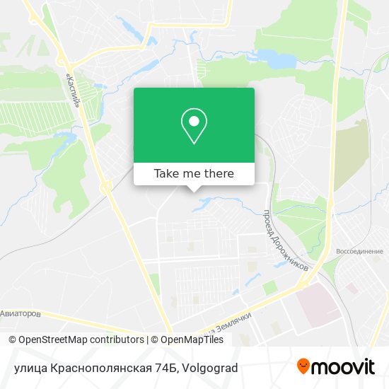 улица Краснополянская 74Б map
