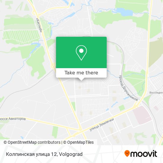 Колпинская улица 12 map