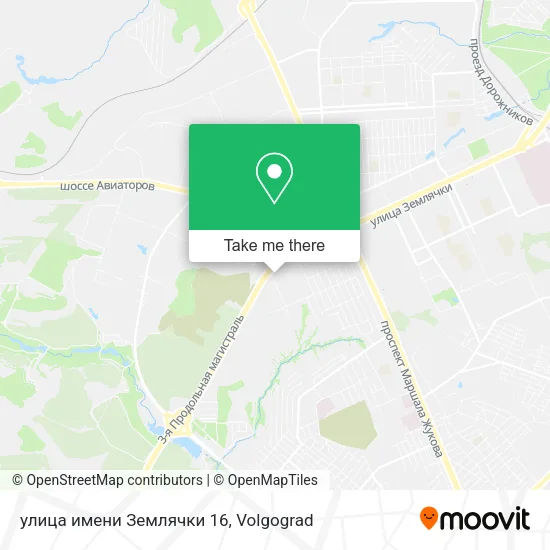 улица имени Землячки 16 map