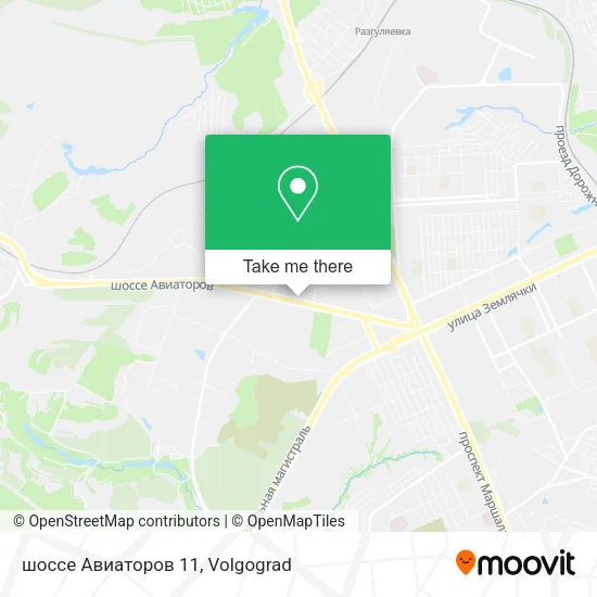 шоссе Авиаторов 11 map