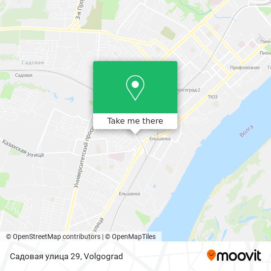 Садовая улица 29 map