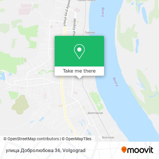 улица Добролюбова 36 map