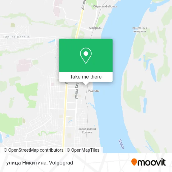 улица Никитина map