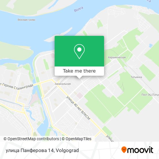 улица Панферова 14 map