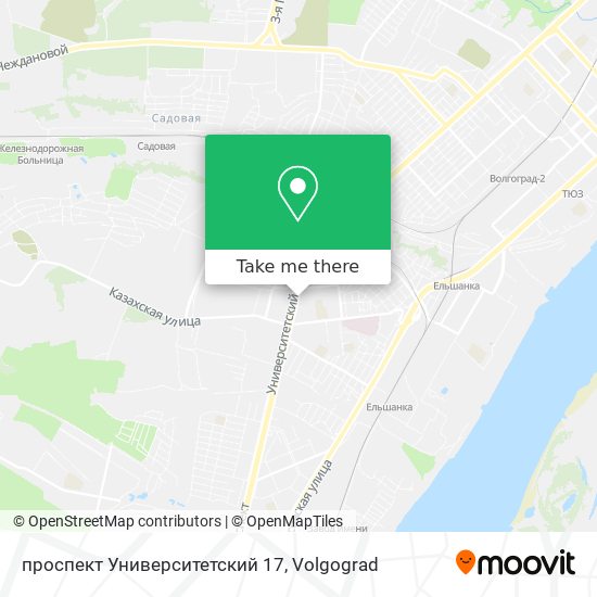 проспект Университетский 17 map