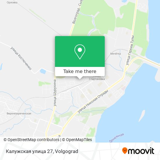 Калужская улица 27 map