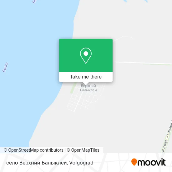 село Верхний Балыклей map