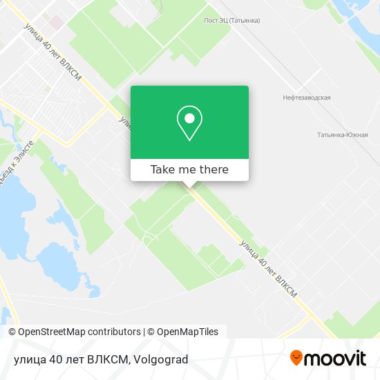 улица 40 лет ВЛКСМ map