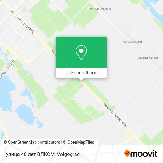 улица 40 лет ВЛКСМ map