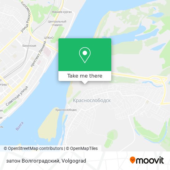 затон Волгоградский map