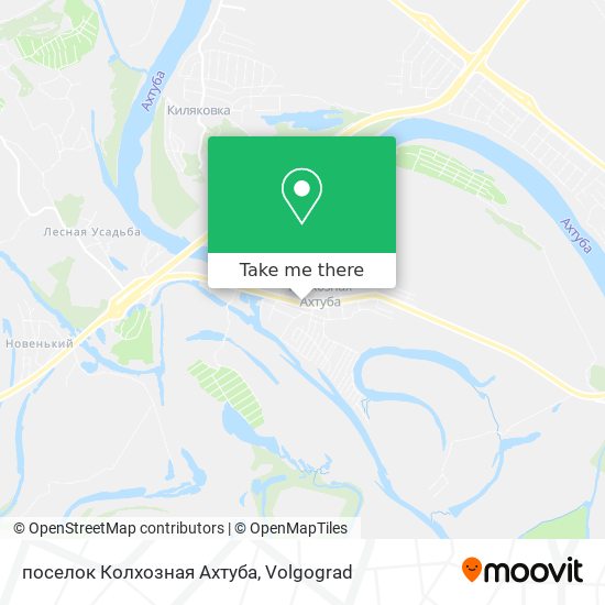 поселок Колхозная Ахтуба map