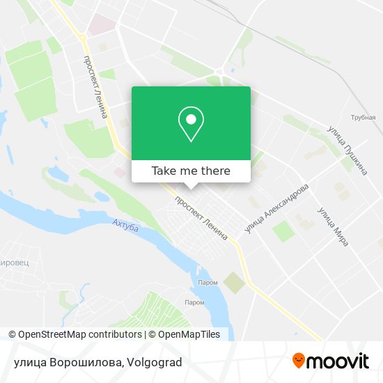 улица Ворошилова map
