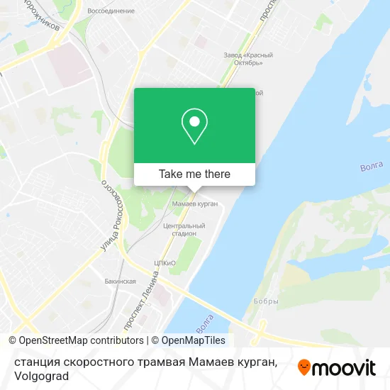 станция скоростного трамвая Мамаев курган map