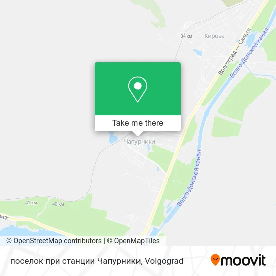 поселок при станции Чапурники map