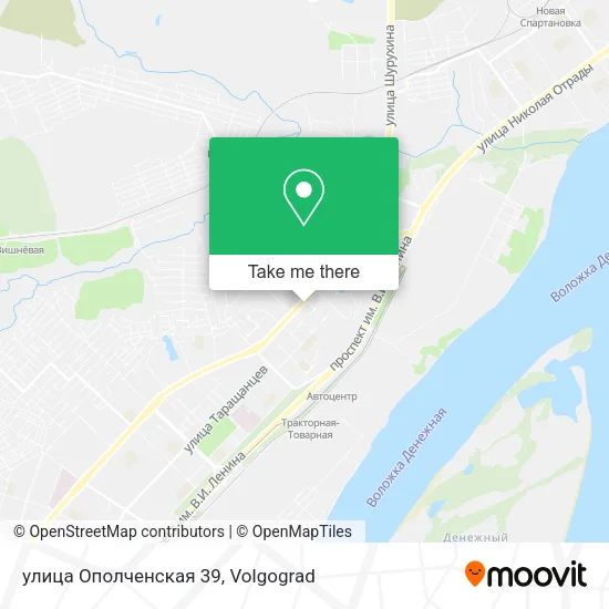 улица Ополченская 39 map